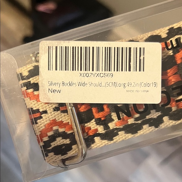 Colorful Patterned Purse Strap - Picture 2 of 3